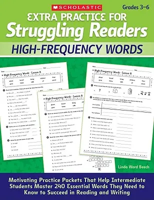 Magas gyakoriságú szavak, 3-6. évfolyam - High-Frequency Words, Grades 3-6