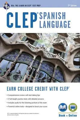 Clep(r) spanyol nyelvkönyv + Online - Clep(r) Spanish Language Book + Online