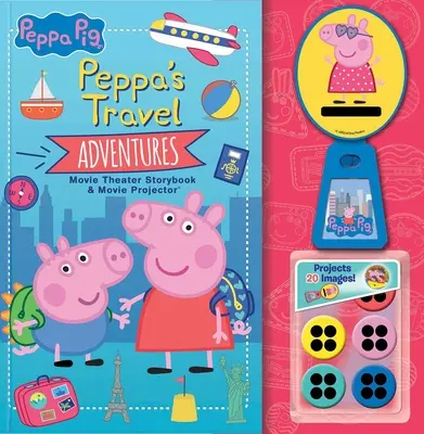 Peppa Malac: Peppa utazási kalandjai mesekönyv és filmvetítő - Peppa Pig: Peppa's Travel Adventures Storybook & Movie Projector