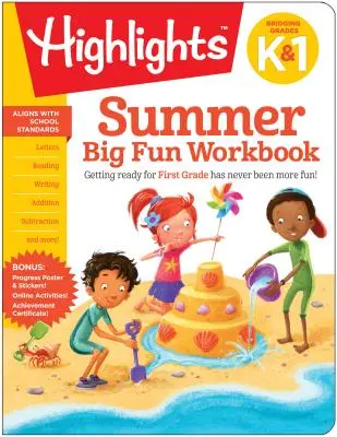 Nyári nagy móka munkafüzet áthidaló K és 1. osztályok - Summer Big Fun Workbook Bridging Grades K & 1