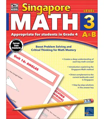 Singapore Math, 4. osztály - Singapore Math, Grade 4