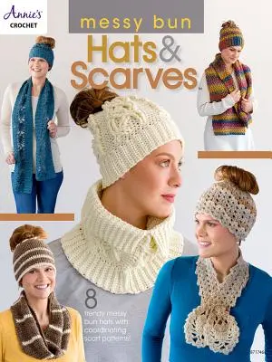 Zűrös kontyos sapkák és sálak - Messy Bun Hats & Scarves