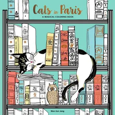 Macskák Párizsban: Varázslatos színezőkönyv - Cats in Paris: A Magical Coloring Book