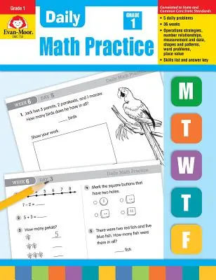 Napi matematikai gyakorlat, 1. osztály - Daily Math Practice, Grade 1