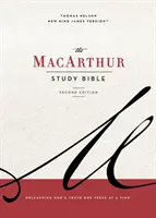 Nkjv, MacArthur Study Bible, 2. kiadás, Cloth Over Board, kék, Comfort Print: Unleashing God's Truth One Verses at a Time (Isten igazságának kibontása versről versre) - Nkjv, MacArthur Study Bible, 2nd Edition, Cloth Over Board, Blue, Comfort Print: Unleashing God's Truth One Verse at a Time