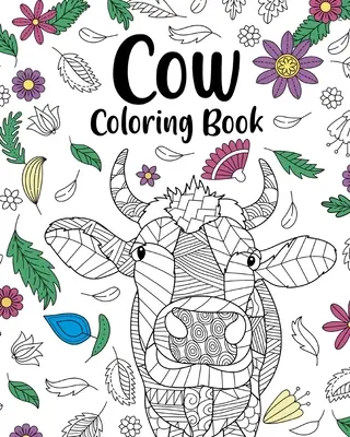 Tehén színező könyv - Cow Coloring Book