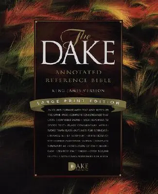 Dake Annotated Reference Bible-KJV-Large Print (Nagyméretű nyomtatás) - Dake Annotated Reference Bible-KJV-Large Print