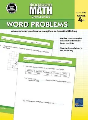 Singapore Math Challenge Word Problems, 4-6. évfolyam - Singapore Math Challenge Word Problems, Grades 4 - 6