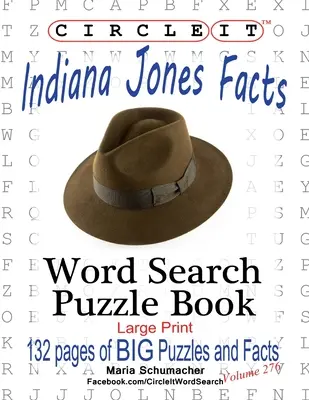 Körbe, Indiana Jones tények, Szókereső, Rejtvénykönyv - Circle It, Indiana Jones Facts, Word Search, Puzzle Book