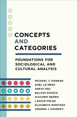 Fogalmak és kategóriák: A szociológiai és kulturális elemzés alapjai - Concepts and Categories: Foundations for Sociological and Cultural Analysis