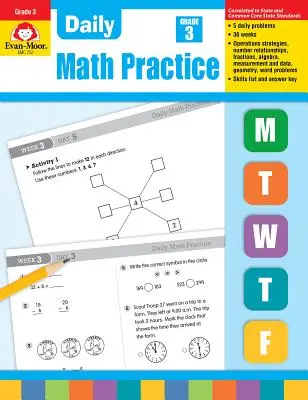 Napi matematikai gyakorlat, 3. osztály - Daily Math Practice, Grade 3