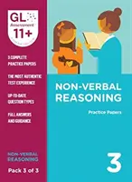 11+ Gyakorlati lapok Nem verbális érvelés Pack 3 (többszörös választás) - 11+ Practice Papers Non-Verbal Reasoning Pack 3 (Multiple Choice)