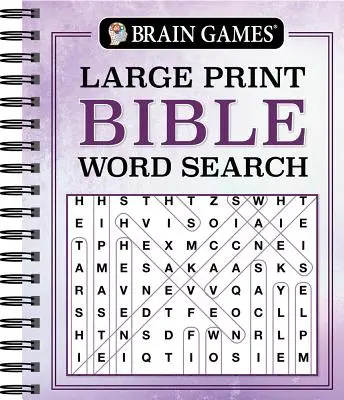 Agyjátékok - Nagyméretű bibliai szókereső - Brain Games - Large Print Bible Word Search