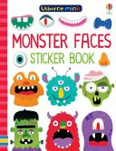 Monster Faces matricás könyv - Monster Faces Sticker Book