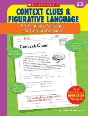 35 Reading Passages for Comprehension: Context Clues & Figurative Language: 35 Reading Passages for Comprehension (35 szövegértést segítő olvasási szakasz) - 35 Reading Passages for Comprehension: Context Clues & Figurative Language: 35 Reading Passages for Comprehension