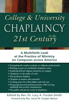 Főiskolai és egyetemi lelkészség a 21. században: Egy több felekezetű pillantás a szolgálat gyakorlatára az amerikai egyetemeken - College & University Chaplaincy in the 21st Century: A Multifaith Look at the Practice of Ministry on Campuses Across America