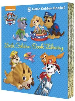 Tlapková patrola: Malá zlatá knihovna (Tlapková patrola): Knížka: Itty-Bitty Kitty Rescue; Puppy Birthday!; Pirate Pups; All-Star Pups!; Jurassic Bark! - Paw Patrol Little Golden Book Library (Paw Patrol): Itty-Bitty Kitty Rescue; Puppy Birthday!; Pirate Pups; All-Star Pups!; Jurassic Bark!