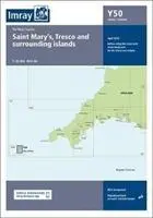 Imray Y50 térkép - Saint Mary's, Tresco és környező szigetek (kis formátum) - Imray Chart Y50 - Saint Mary's, Tresco and Surrounding Islands (Small Format)