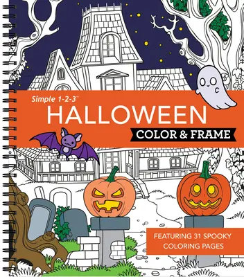 Color & Frame - Halloween (Színezőkönyv) - Color & Frame - Halloween (Coloring Book)