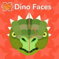 Dino-arcok: Az első kirakóskönyvem - Dino Faces: My First Jigsaw Book