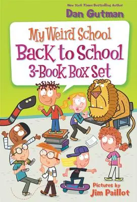 Az én furcsa iskolám Vissza az iskolába 3 könyvből álló dobozos készlet: Miss Child megvadult!; És Ms. Krup megőrjít! - My Weird School Back to School 3-Book Box Set: Back to School, Weird Kids Rule!; Miss Child Has Gone Wild!; And Ms. Krup Cracks Me Up!