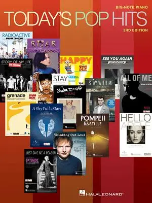 Today's Pop Hits: Nagy hangú zongorára - Today's Pop Hits: For Big-Note Piano