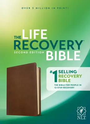 NLT Life Recovery Bible, Második kiadás (Bőr, rusztikus barna) - NLT Life Recovery Bible, Second Edition (Leatherlike, Rustic Brown)