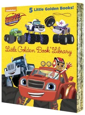 Blaze és a szörnygépek Kis Aranykönyvtár (Blaze és a szörnygépek): Öt Nickeoldeon's Blaze and the Monster Machines Littl - Blaze and the Monster Machines Little Golden Book Library (Blaze and the Monster Machines): Five of Nickeoldeon's Blaze and the Monster Machines Littl