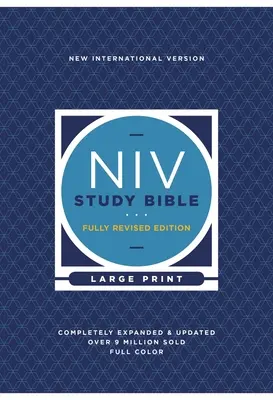 NIV Study Bible, Fully Revised Edition, Large Print, Hardcover, Red Letter, Comfort Print