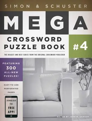 Simon & Schuster Mega keresztrejtvényfejtő könyv #4, 4 - Simon & Schuster Mega Crossword Puzzle Book #4, 4