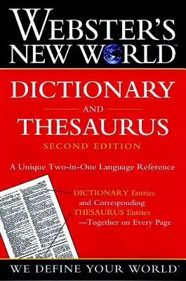 Webster's New World Dictionary and Thesaurus, 2. kiadás (papírkiadás) - Webster's New World Dictionary and Thesaurus, 2nd Edition (Paper Edition)