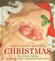 The Night Before Christmas Oversized Padded Board Book: The Classic Edition, the New York Times Bestseller (Karácsonyi könyv, ünnepi hagyományok, gyerekeknek C - The Night Before Christmas Oversized Padded Board Book: The Classic Edition, the New York Times Bestseller (Christmas Book, Holiday Traditions, Kids C