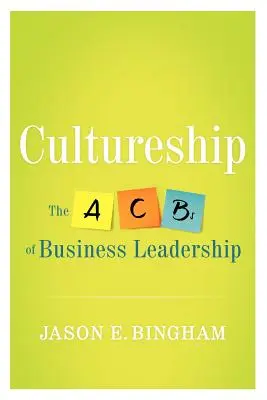 Cultureship: Az üzleti vezetés ABC-je - Cultureship: The ABCs of Business Leadership