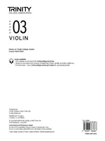 Trinity College London Violin Exam Pieces 2020-2023: Grade 3 (csak a szólam) - Trinity College London Violin Exam Pieces 2020-2023: Grade 3 (part only)