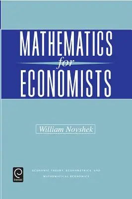 Matematika közgazdászoknak - Mathematics for Economists