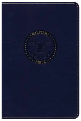 CSB Military Bible (Katonai Biblia), Navy Blue Leathertouch (Tengerészkék bőrhatású) - CSB Military Bible, Navy Blue Leathertouch