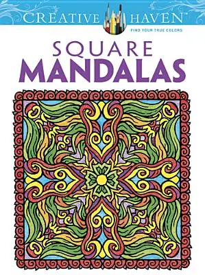 Creative Haven Square Mandalas színezőkönyv - Creative Haven Square Mandalas Coloring Book
