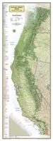 National Geographic: Pacific Crest Trail fali térkép ajándékdobozban Fali térkép (18 X 48 hüvelyk) - National Geographic: Pacific Crest Trail Wall Map in Gift Box Wall Map (18 X 48 Inches)