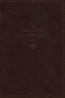 Nkjv, Charles F. Stanley Life Principles Bible, 2nd Edition, Leathersoft, Burgundy, Indexed, Comfort Print: Growing in Knowledge and Understanding of