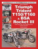 Hogyan állítsuk helyre a Triumph Trident T150/T160 és a BSA Rocket III motorkerékpárokat: A teljes helyreállítás lépésről lépésre bemutatott, színes, illusztrált útmutatója - How to Restore Triumph Trident T150/T160 & BSA Rocket III: Your Step-By-Step Colour Illustrated Guide to Complete Restoration