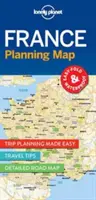 Lonely Planet Franciaország tervezési térkép 1 - Lonely Planet France Planning Map 1