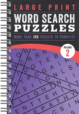 Nagyméretű nyomtatott szókereső rejtvények: Volume 2 - Large Print Word Search Puzzles: Volume 2