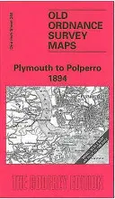 Plymouth és Polperro között 1894 - One Inch Sheet 348 - Plymouth to Polperro 1894 - One Inch Sheet 348