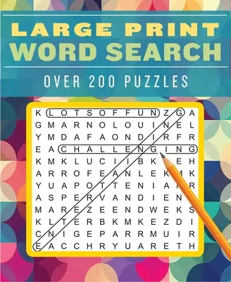 Nagy nyomtatott szókereső - Large Print Word Search