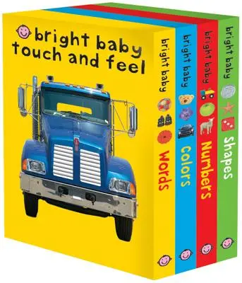 Bright Baby Touch & Feel Slipcase 2: obsahuje slova, barvy, čísla a tvary - Bright Baby Touch & Feel Slipcase 2: Includes Words, Colors, Numbers, and Shapes