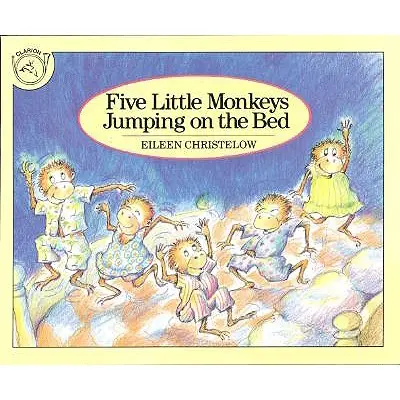 Öt kismajom ugrál az ágyon - Five Little Monkeys Jumping on the Bed