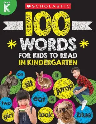 100 szó, amit a gyerekeknek az óvodában olvasniuk kell munkafüzet - 100 Words for Kids to Read in Kindergarten Workbook