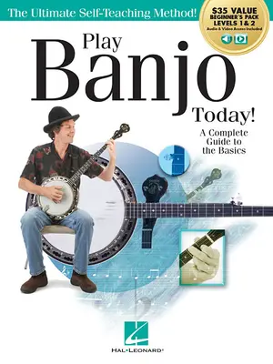 Játsszon bendzsót még ma! All-In-One kezdő csomag: Tartalmazza az 1. könyvet, a 2. könyvet, hanganyagot és videót. - Play Banjo Today! All-In-One Beginner's Pack: Includes Book 1, Book 2, Audio & Video