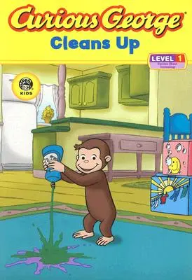 Curious George takarít (Cgtv Reader) - Curious George Cleans Up (Cgtv Reader)