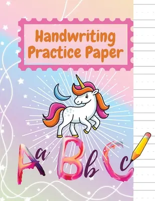 Imádnivaló óvodai írópapír vonalakkal ABC gyerekek számára Füzetfüzet pöttyös vonalas lapokkal K-3 tanulóknak - Adorable Kindergarten writing paper with lines for ABC kids Notebook with Dotted Lined Sheets for K-3 Students